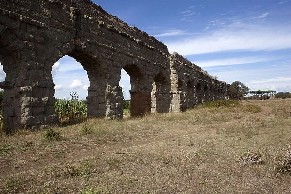Acqua Claudia (Claudia Aqueduct), built by Caligola in 38 BC