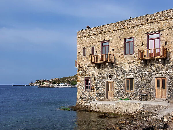 Agia Marina Waterfront, Leros Island, Dodecanese, Greek Islands, Greece, Europe