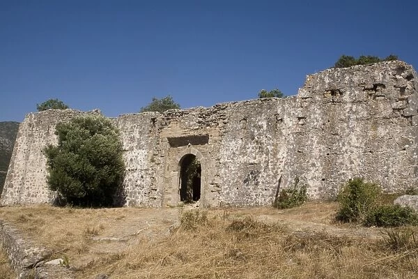 Ali Pashas castle, Parga, Epirus, Greece, Europe