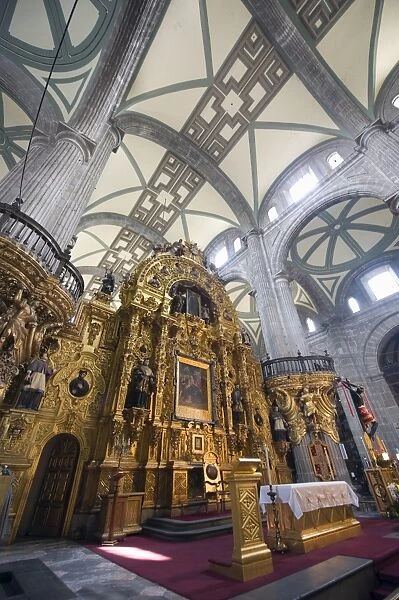 Altar at Cathedral Metropolitana, District Federal, Mexico City, Mexico, North America