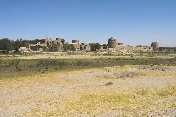 Ancient caravanserai near Pul-I-Malan, an ancient bridge of 15 arches now reconstructed