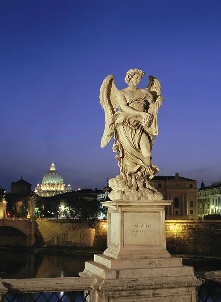 Angelic statue on Ponte Sant Angelo, St