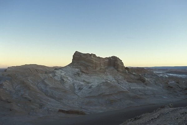 Arid landscape in the Valle de la Luna (Valley of the Moon), Atacama Desert