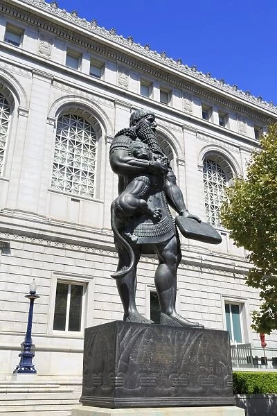Ashurbanipal King of Syria statue, Asian Art Museum, San Francisco, California, United States of America, North America