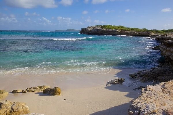 Beach near Devils Bridge, St. Peter, Antigua, Leeward Islands, West Indies, Caribbean, Central America