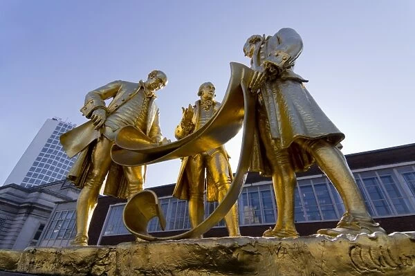 Boulton Statue, Birmingham, Midlands, England, United Kingdom, Europe