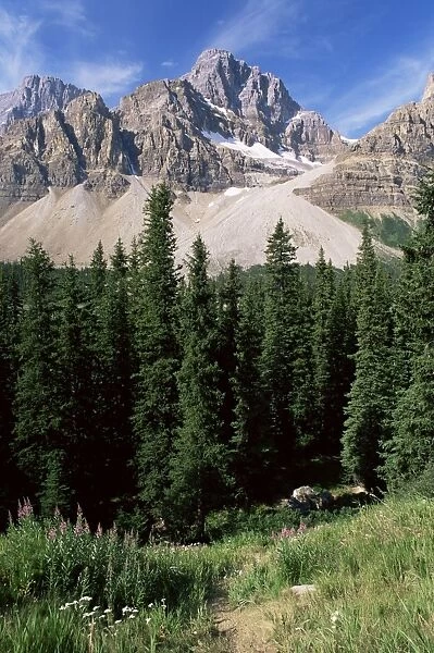 Bow Peak, Banff National Park, UNESCO World Heritage Site, Alberta, Canada, North America