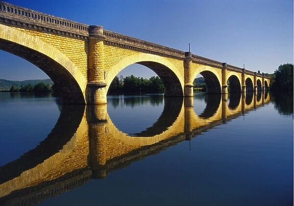 Bridge Over the Dordogne River, Aquitaine, France