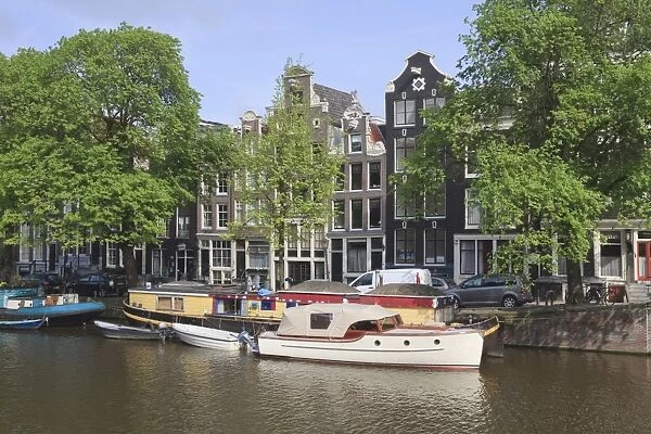 Canal scene, Amsterdam, Netherlands, Europe