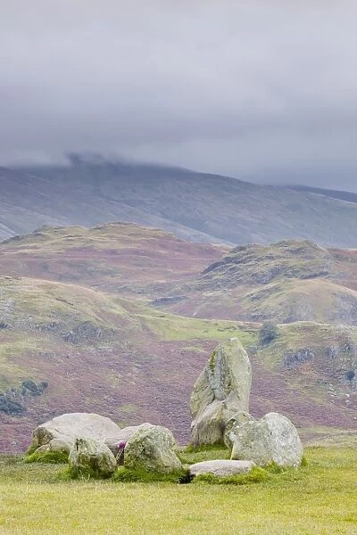 Castlerigg stone circle in the Lake District National Park, Cumbria, England, United Kingdom, Europe