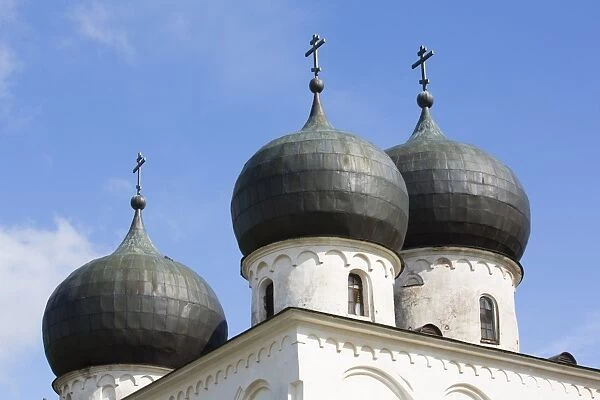 Cathedral, St. Anthony Monastery, UNESCO World Heritage Site, Veliky Novgorod, Novgorod Oblast