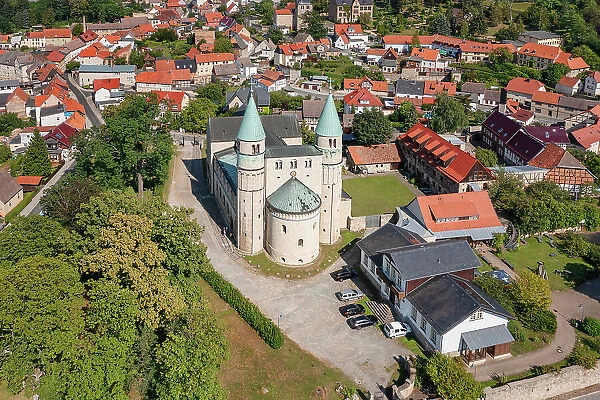 Cathedral of St. Cyriakus, Gernrode, Harz, Saxony-Anhalt, Germany, Europe
