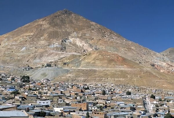 Cerro Rico, richest hill on earth, historical site of major silver mining