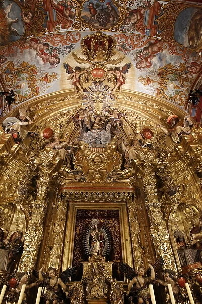 Detail of a side chapel of Nuestra Senora de la O church, Sanlucar de Barrameda