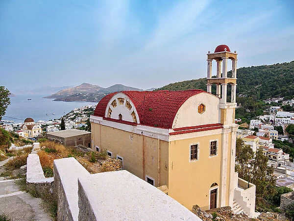 Church of Agia Paraskevi, Agia Marina, Leros Island, Dodecanese, Greek Islands, Greece, Europe