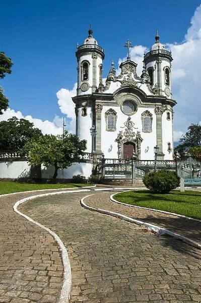 Church of Sao Francisco de Assis in Sao Joao del Rei, Minas Gerais, Brazil, South America