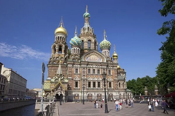 Church on Spilled Blood (Church of the Resurrection), UNESCO World Heritage Site, St. Petersburg, Russia, Europe
