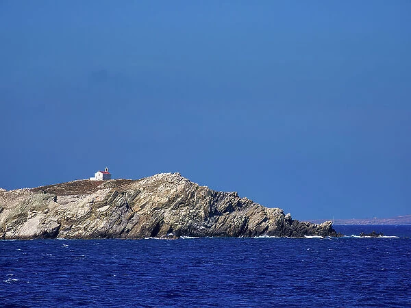 Church of St. George at Mpaos Islet near Mykonos Island, Cyclades, Greek Islands, Greece, Europe