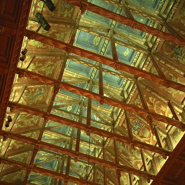 City council chamber ceiling, Stadhuset (Town Hall) dating from 1911 to 1923