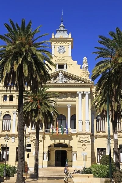 City Hall, Malaga, Andalusia, Spain, Europe