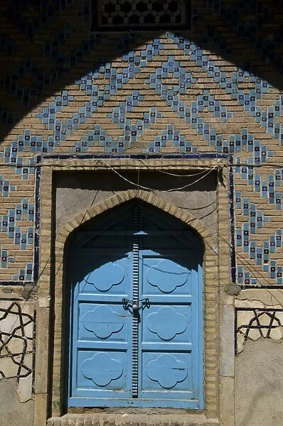 Doorway at the shrine of Khwaja Abdulla Ansari, Sufi poet and philosopher born in Herat in 1006