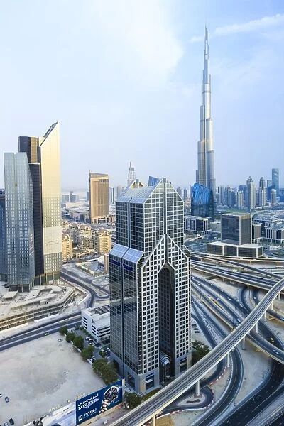 Dubai cityscape, Dubai, United Arab Emirates, Middle East