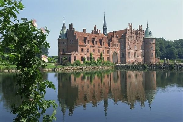 Egeskov Castle, Funen, Denmark, Scandinavia, Europe