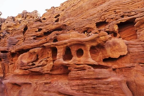 Erosion forms stunning formations in the rocks of the Coloured Canyon, Sinai South