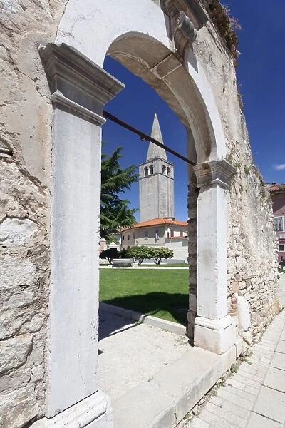 Euphrasian Basilica in the old town, UNESCO World Heritage Site, Porec, Istria, Croatia, Europe