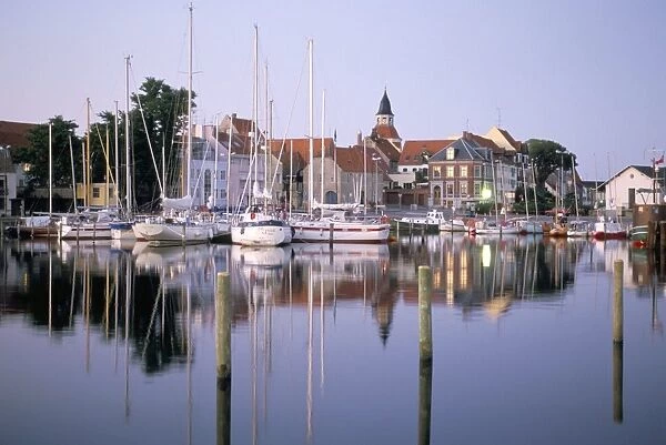 Faborg harbour, island of Funen, Denmark, Scandinavia, Europe