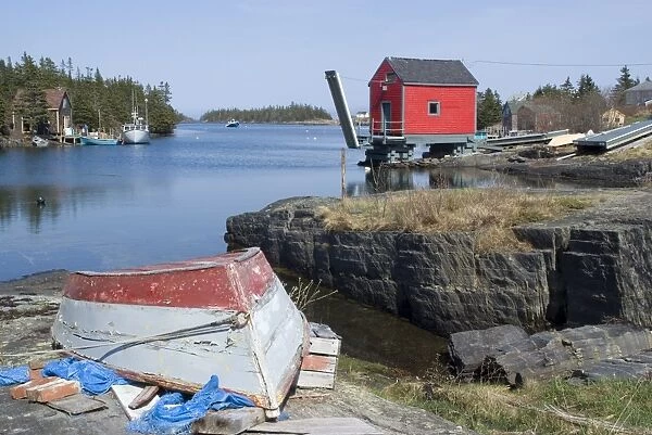Fishing village of Stonehurst South, Nova Scotia, Canada, North America