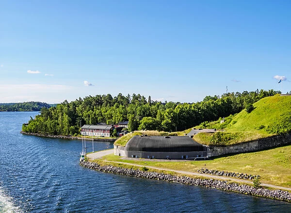 Fredriksborg Fortress, elevated view, Stockholm, Stockholm County, Sweden, Scandinavia, Europe