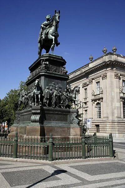 Friedrich Monument, Unter den Linden, Berlin, Germany, Europe