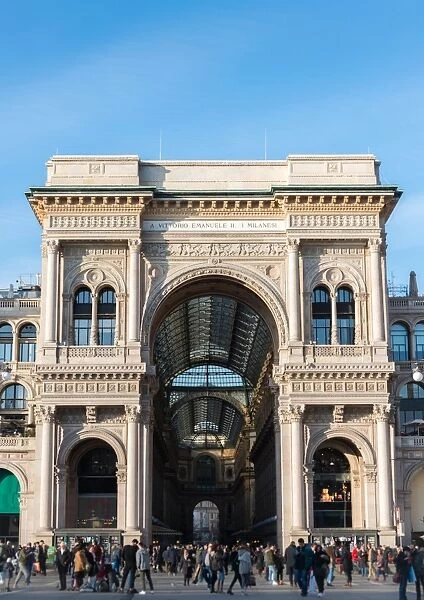 Galleria Vittorio Emanuelle II in Milan, Lombardy, Italy, Europe