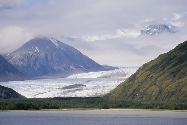 Glacier and Strait of Magellan, Magallanes, Chile, South America