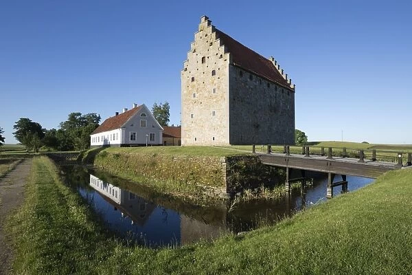 Glimmingehus castle, near Skillinge, Skane, South Sweden, Sweden, Scandinavia, Europe