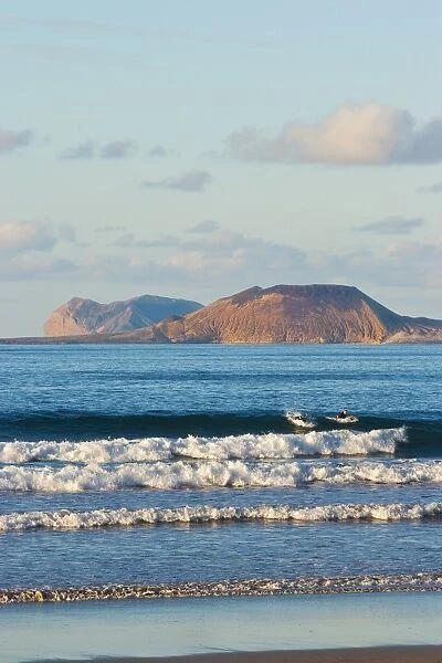 Graciosa Island beyond Lanzarotes finest surf beach at Famara in the north west of the island