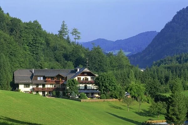Guest house and restaurant, Fuschl, Salzkammergut, Austria, Europe