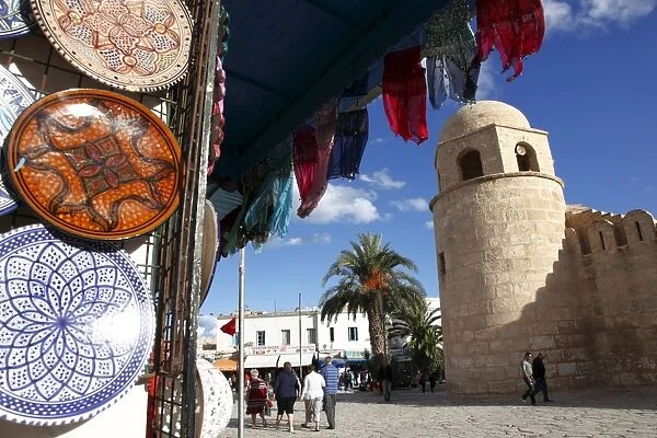 Handicraft shop outside the Great Mosque, Place de la Grande Mosque, Medina