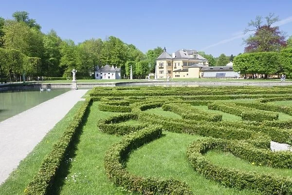 Hellbrunn Palace and formal garden, UNESCO World Heritage Site, Salzburg, Salzburger Land, Austria, Europe
