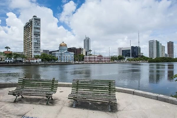 Historicla waterfront of Recife, Pernambuco, Brazil, South America
