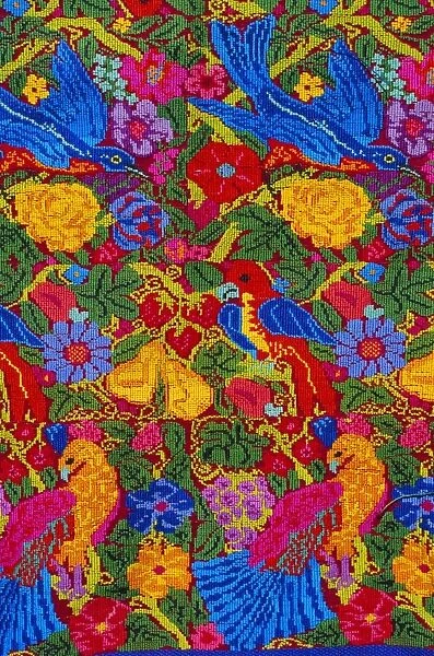 Huipil cloth pattern