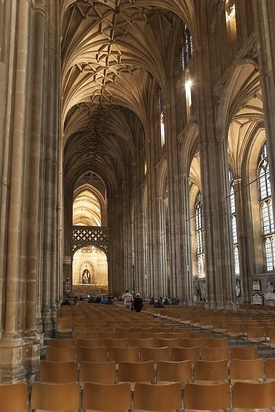 Inside Canterbury Cathedral, UNESCO World Heritage Site, Canterbury, Kent, England, United Kingdom, Europe