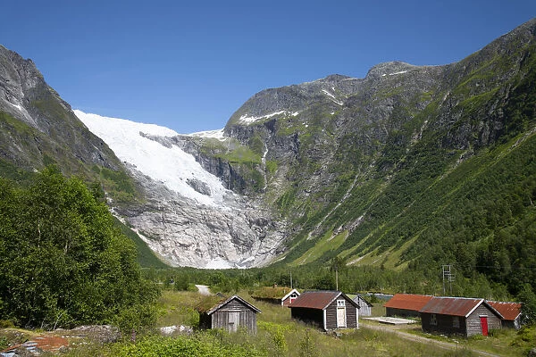 The Jostedalsbreen Glacier in Boyabreen, Vestlandet, Norway, Scandinavia, Europe