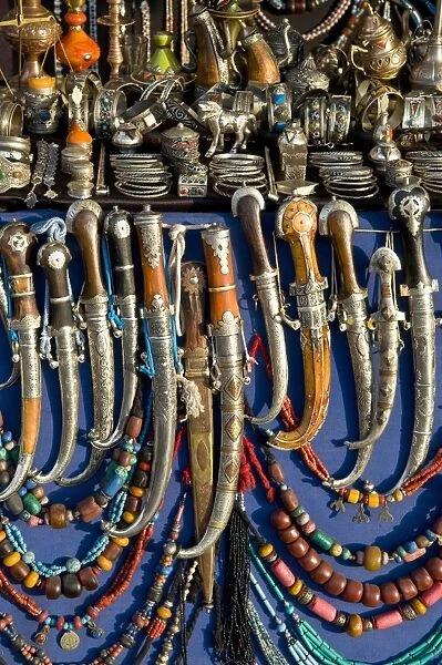 Knives for sale, Souk, Medina, Marrakech, Morocco, North Africa, Africa