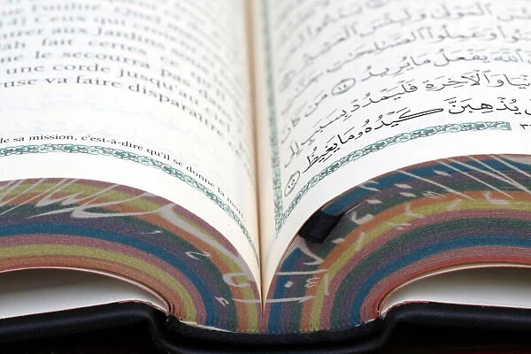The Koran (Quran), Islamic sacred book, French translation, France, Europe
