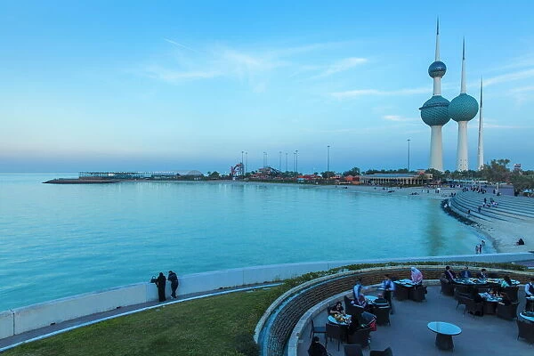 Kuwait Towers, Kuwait City, Kuwait, Middle East