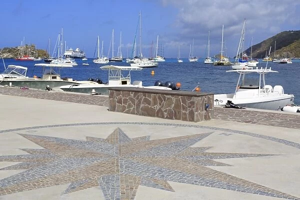 La Pointe in Gustavia Harbor, Gustavia, St. Barthelemy (St. Barts), Leeward Islands, West Indies, Caribbean, Central America