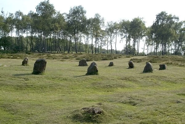 Nine Ladies Stone Circle, Derbyshire, England, Europe