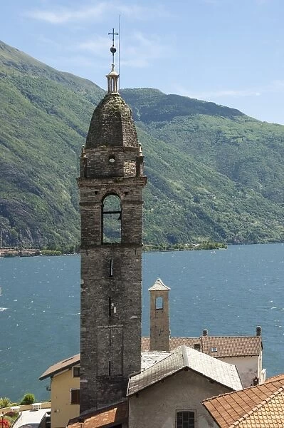 Lakeside village, Lake Como, Italian Lakes, Lombardy, Italy, Europe